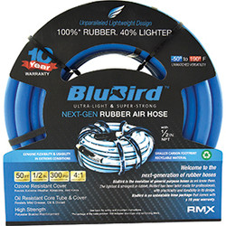 BluBird Rubber Air Hose Assembly 1/2in x 50ft BB1250
