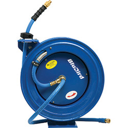 BluBird Rubber Air Hose Reel Heavy Duty Single Arm Assembly 1/2in x 50ft BBRHD1250