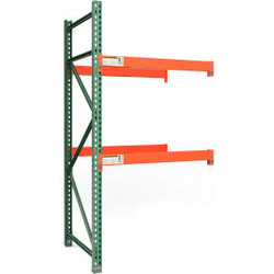 Global Industrial Bolted Teardrop Pallet Rack Add-On 48""W x 48""D x 96""H 6590