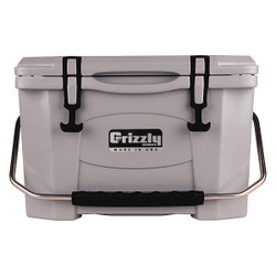 Grizzly Coolers Marine Chest Cooler,20.0 qt. Capacity 4400632