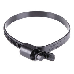 Manufacturer Varies Plastic Hose Clamp,Hex Screw,PK10 PWD-13-125-SC-PA12-BK