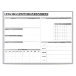 Ghent Dry Erase Board,Non-Magnetic,Steel,36"W GRPM202M-23