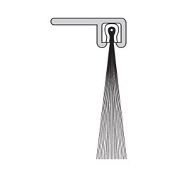 American Garage Door Supply Brush Seal, Nylon, 1 in L, Black BN9161-94