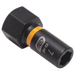 Gearwrench Impct Skt,Steel,Blk Oxd,7 mm 84753