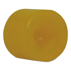 Soft Face Hammer Replacement Tip, 1-3/8 in dia, Yellow, Hard, Plastic
