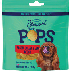Stewart PuffPops 5.8 Oz. Bacon, Egg, & Cheese Freeze-Dried Dog Treats 405309