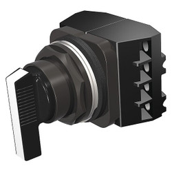 Siemens SelectorSwitch,Non-Illum,3Pos,30mm,Black 52SW2CABA2