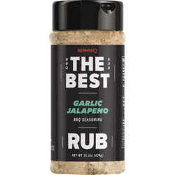 Kosmos Q 15.1 Oz. The Best Garlic Jalapeno Rub KOS-TBGJ-RUB-Shk