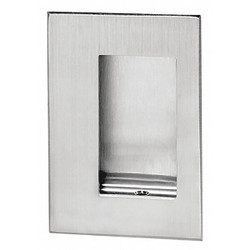 Rockwood Tray Pull, Silver, Satin SS, 3 1/2 in W 94C US32D