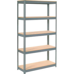Global Industrial 5 Shelf Standard Duty Boltless Shelving Starter 48""Wx18""Dx60