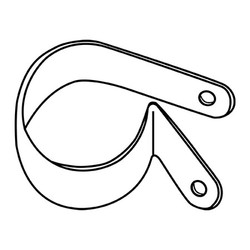 Manufacturer Varies Cable,Wire and Hose Clamps,5/8,PK 2500 625203CCN06