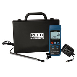 Reed Instruments Thermo-Anemometer, 20to0.3km/h, 32to122F R4500SD-KIT