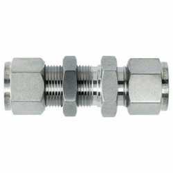 Brennan Industries Bulkhead Union,Gas,N2700-LN N2700-LN-06-04-SS