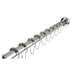 Kingston Brass KSR601 72" Adjustable Stainless Steel Sh KSR601