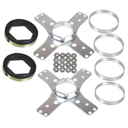 Dayton Motor Mounting Kit,4.4 in to 5.6 in Dia. 30D490