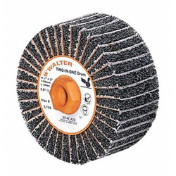 Walter Surface Technologies Finishing Drum,Grit 80,4 1/2" dia 07K422