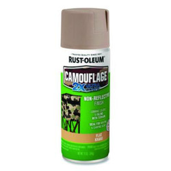 Rust-Oleum® Camouflage Spray Paint, Flat Khaki, 12 oz Aerosol Can 279177