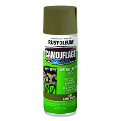 Rust-Oleum® Camouflage Spray Paint, Flat Army Green, 12 oz Aerosol Can 279176