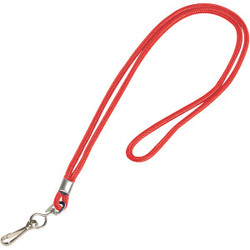 Partners Brand Lanyard,Standard,Hook,38",Red,PK24 LY101