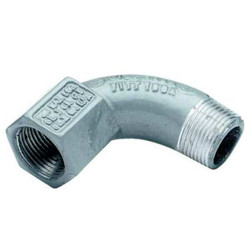Hubbell Killark Elbow,Aluminium,Trade Size 1/2in BL-90-1WW