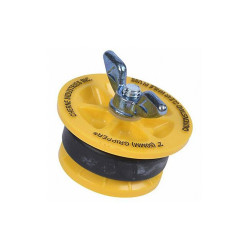 Cherne Pipe Plug,Wing Nut,1.87"H,2"Pipe 270229
