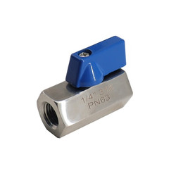 Manufacturer Varies Manual 2-Way Ball Valve,NPT,316 SS 06Q101N04012