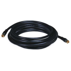 Monoprice Coaxial Cable,RG-6,15 ft.,Black 6314