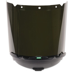 V-Gard® Accessory System Welding/Cutting/Brazing Visor, Shade 5 IR, Green, 8 in x 17.25 in x 0.07 in Pack of 5