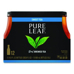 Pure Leaf® Iced Tea, Sweet Tea, 18.5 Oz, 12/carton PEP134071