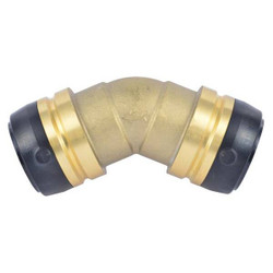 Sharkbite Push to Connect Elbow,Brass,10-1/2" L UXL0535