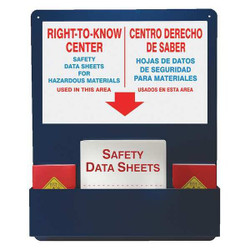 Accuform Right-To-Know Center,Bilingual,30 in. H SBZRS729