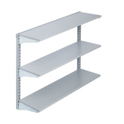 Triton Products Steel Shelf Wall Mount Unit, 33"Wx31.5"H 1794