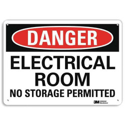 Lyle Danger Sign,10 inx14 in,Plastic U3-1410-NP_14X10