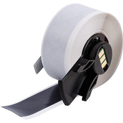 Brady Label,1 in W,Outdoor,Black M6C-1000-439-BK
