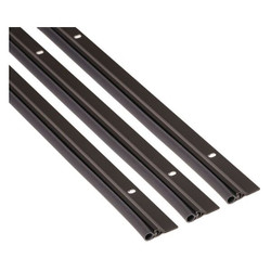 National Guard Weatherstrip,5/16in.,Silicone,Black 160SDKB-36x84
