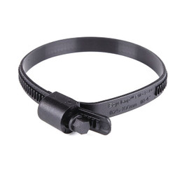 Manufacturer Varies Plastic Hose Clamp,Hex Screw,PK10 PWD-13-100-SC-PA66-BK
