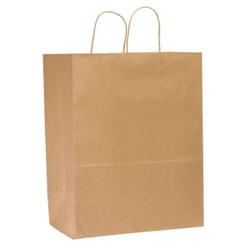 Manufacturer Varies Shopping Bag,Merchandise,Brown,PK250 87127