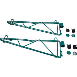 Nexel Poly-Green Adjustable Single Shelf Post Bracket 24""D