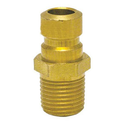 Foster Plug,3/8" 1/4"MPT,Brass FP352
