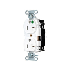 Hubbell Wiring Device-Kellems Receptacle,1 hp,125V AC,NEMA 5-20R 8300STW