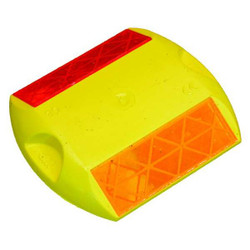 3m Pavement Marker,Yellow/Red,4" L,PK100 RPM-291-YR