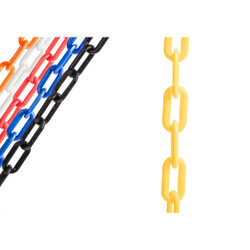 Us Weight Sun Shield Yellow Plastic Chain By Us,2" U2310YEL