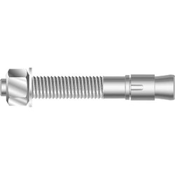 Mkt Fastening Wedge Anchor,5/8"-11,Steel,5/8 in,PK5 2858500