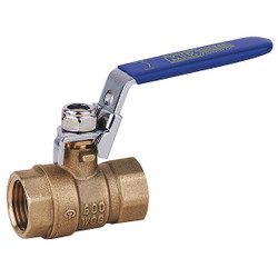Manufacturer Varies Manual 2-Way Ball Valve,NPT,Brass G-F600-75LH