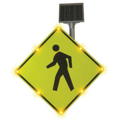 Tapco LED Traffic Sign,Aluminum,36" x 36" 2180-00232