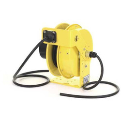 Kh Industries Cord Reel,30ft,10 AWG,Bare,600VAC RTFD3L-WW-B10G