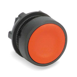 Schneider Electric Flush Push Button,Red,Non-Illum,22mm ZB5AH04