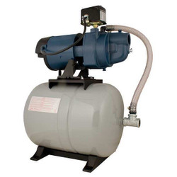 Flint & Walling Well Jet Pump System,3/4 HP,14 gal. tank EK07SAT44H