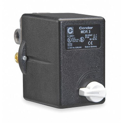 Condor Usa PrsureSwtch,Auto/Off/Rest,3PST,45-160psi 31GG3EDX