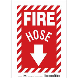 Condor Safety Sign,10 in x 7 in,Vinyl 469Z75